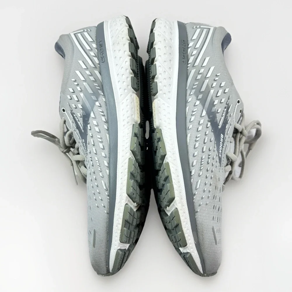 Brooks Gray Ghost 13 Running Athletic Shoes Sneakers Women's Size 9.5 Gray - Picture 8 of 16